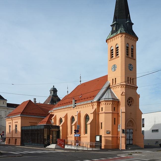 Architekt DI Wolfgang Pfoser: Evangelische Kirche Schaubild