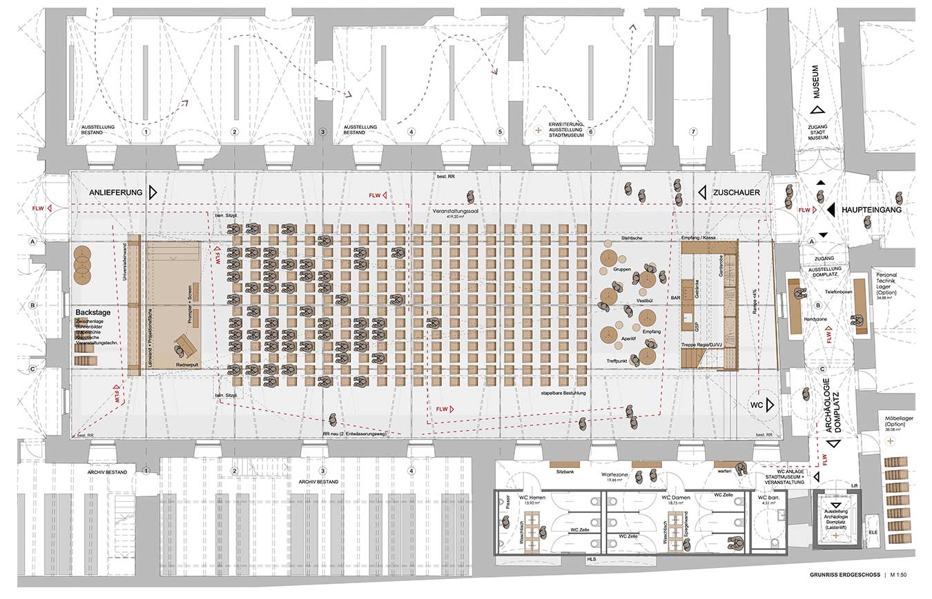 Architekt DI Wolfgang Pfoser: Karmeliterhof Schaubild