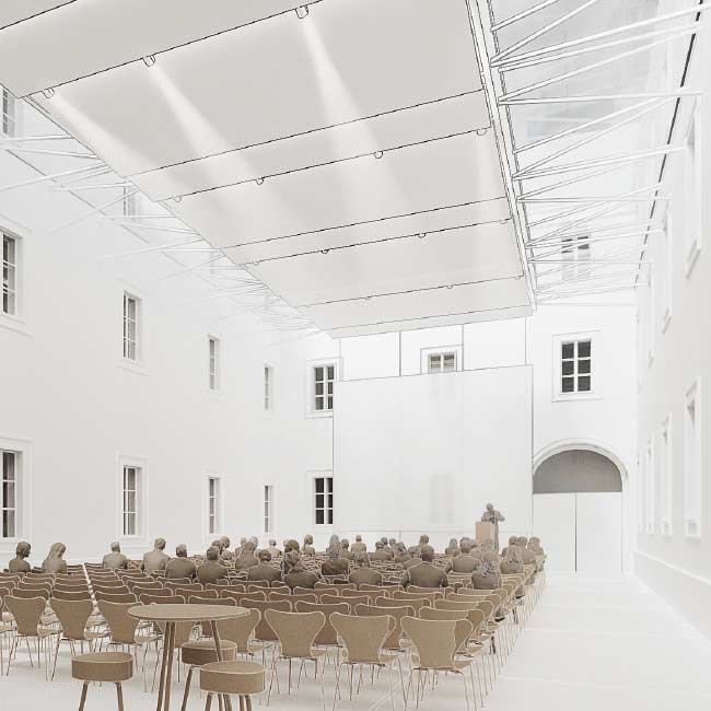 Architekt DI Wolfgang Pfoser: Karmeliterhof Schaubild