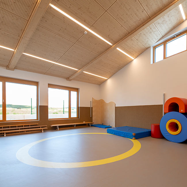 Architekt DI Wolfgang Pfoser: Kindergarten Hadres Schaubild