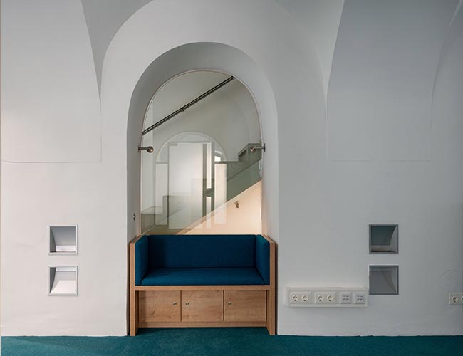 Architekt DI Wolfgang Pfoser: Stadtbibliothek St. Pölten Schaubild
