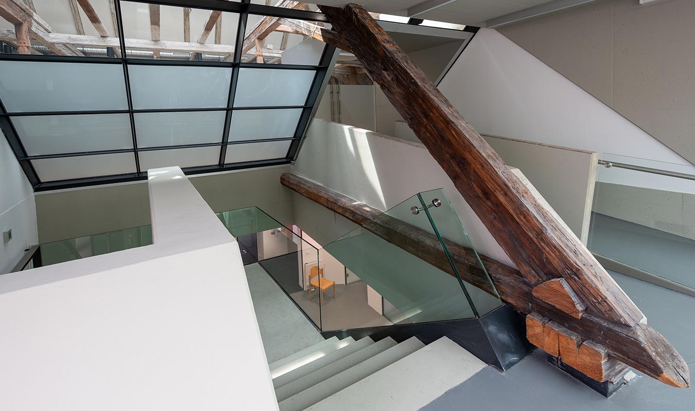 Architekt DI Wolfgang Pfoser: Stadtbibliothek St. Pölten Schaubild
