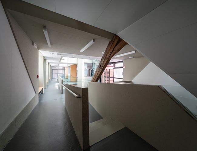 Architekt DI Wolfgang Pfoser: Stadtbibliothek St. Pölten Schaubild
